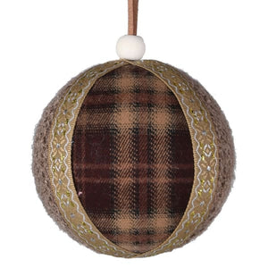 Highland plaid bauble