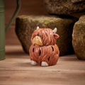 Dougal highland cow tealight holder