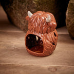 Dougal highland cow tealight holder