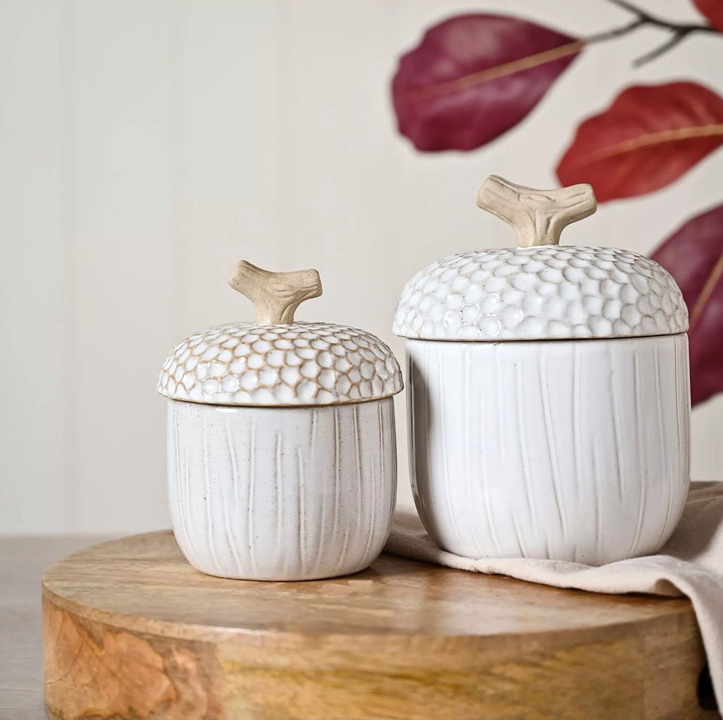 Acorn storage jar - Large