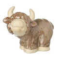 Ceramic highland cow