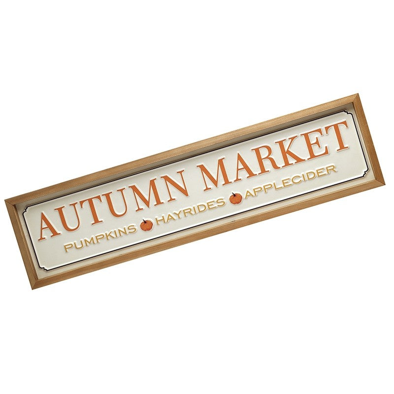 Autumn market sign
