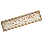 Autumn market sign