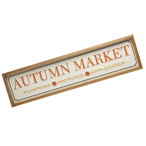 Autumn market sign