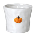 Candle with pumpkin
