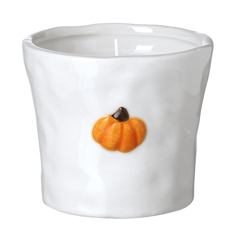 Candle with pumpkin