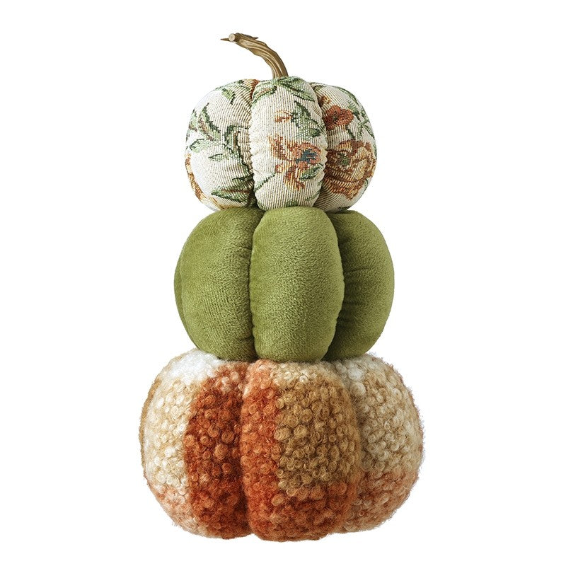 Fabric pumpkin stack
