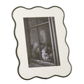 Black metal edge photo frame
