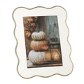 Cream and gold edge photo frame
