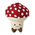 Red fabric mushroom door stop