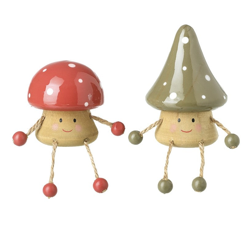 Mushroom people with dangly legs