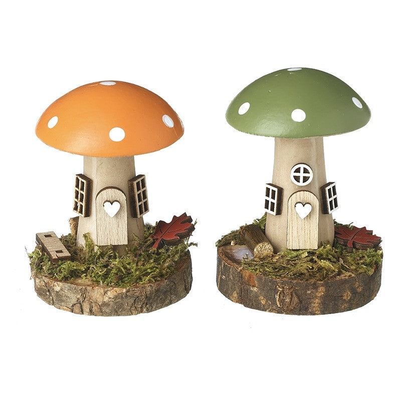 Mushroom house ornaments