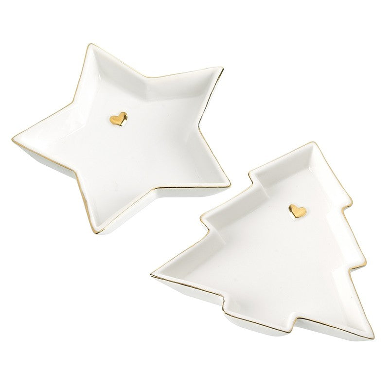 Tree or star shaped plates