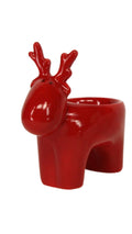 Red/white ceramic reindeer nite lite