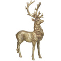 Large resin gold stag ornament