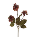Burgundy Christmas dahlia spray