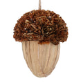 Natural rattan acorn dec