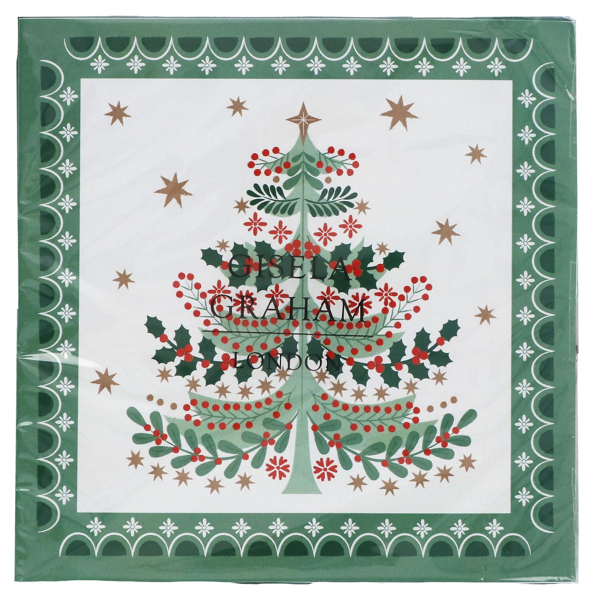 Alpine Christmas tree pack of 20 paper napkins