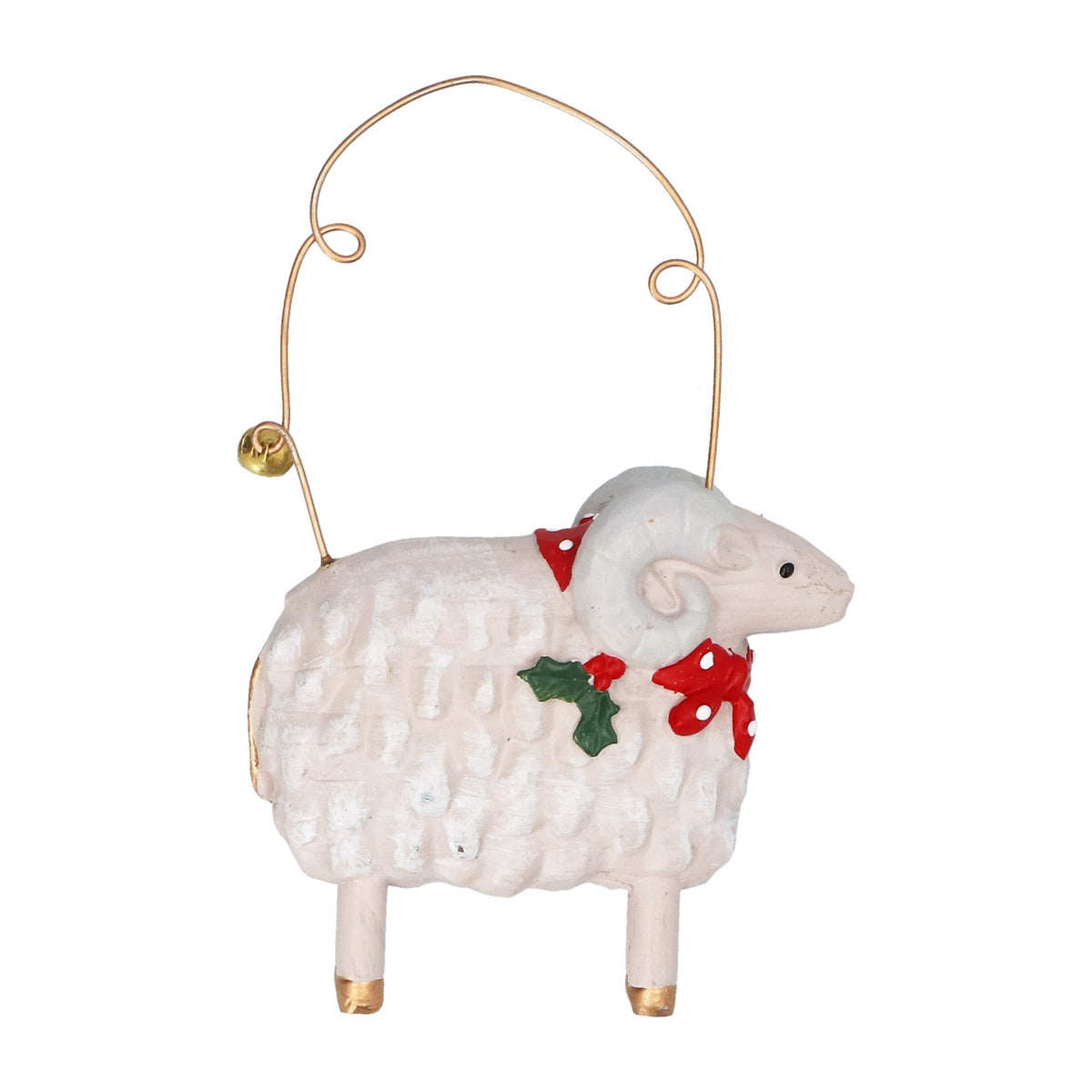 Ram with scarf resin hanging dec