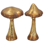 Gold toadstool ornament
