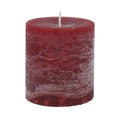 Burgundy pillar candle (Small)