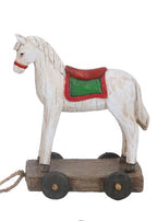 Vintage style pull-a-long toy ornament