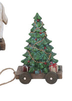 Vintage style pull-a-long toy ornament