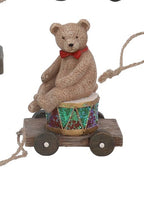 Vintage style pull-a-long toy ornament