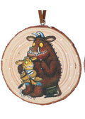 Gruffalo’s Child wooden log Baby's 1st Christmas hanging dec