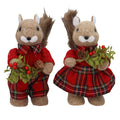 Mr/Mrs Squirrel with tartan clothing