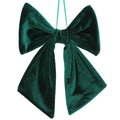 Green velvet Christmas bow