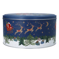 Nostalgic sleigh printed cake tin