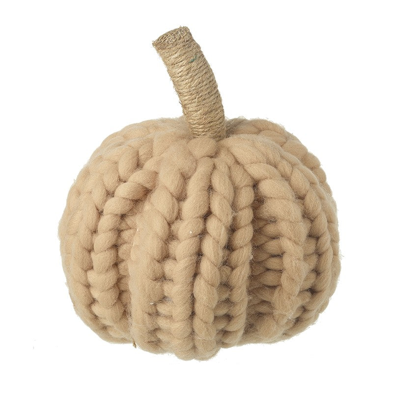 Fawn knitted pumpkin