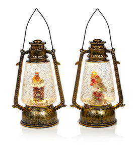 24cm Robin Water Spinner Lantern