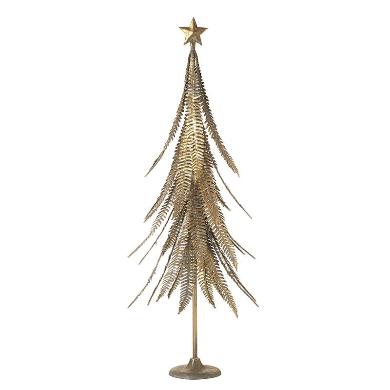 Tall ornate gold tree