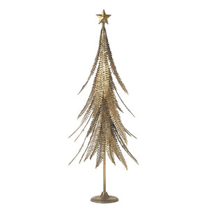 Tall ornate gold tree