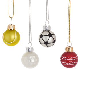 Mini sports balls hanging decs (4 styles)