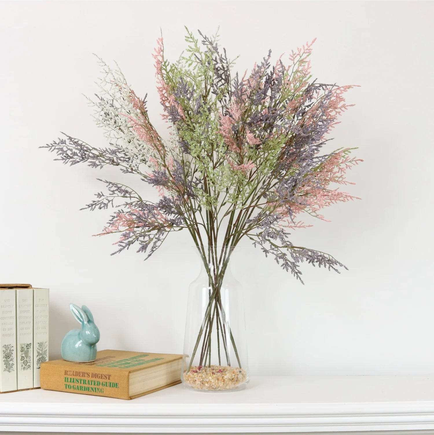 Pale pink Limonium spray