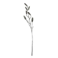 Frosted pine cone branch - brown / white - 100cm