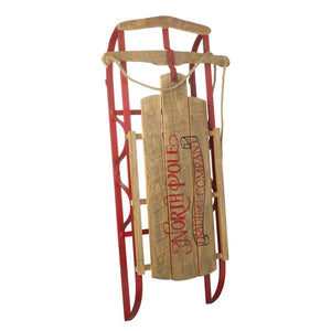 Large vintage style sledge display