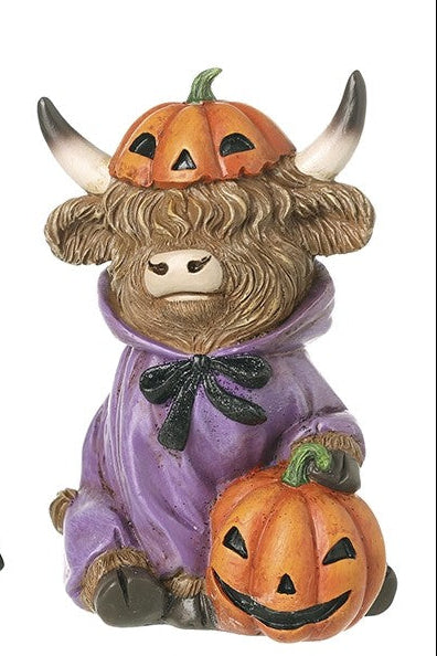 Halloween highland cow - 2 ass