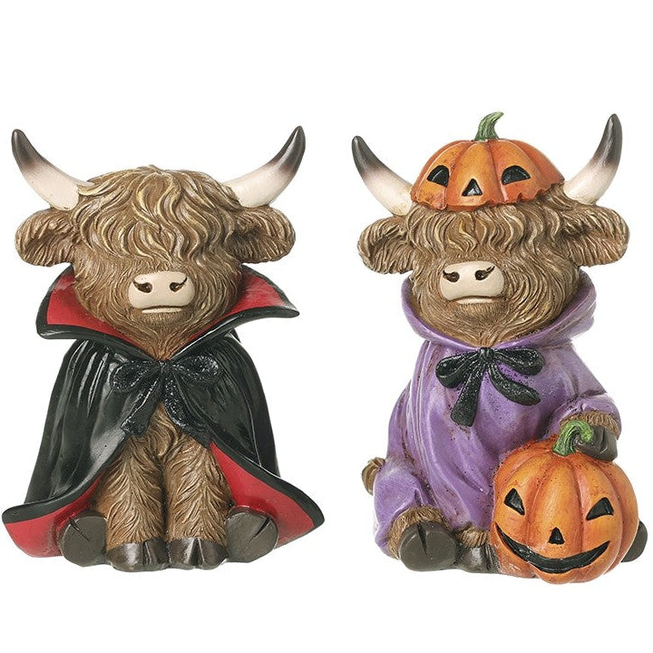 Halloween highland cow - 2 ass