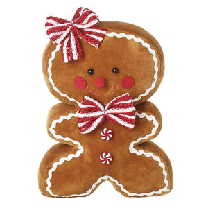 Small plush gingerbread with bows