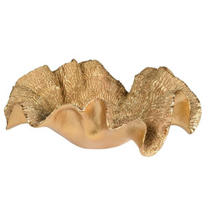 Luxurious antique gold coral ornament