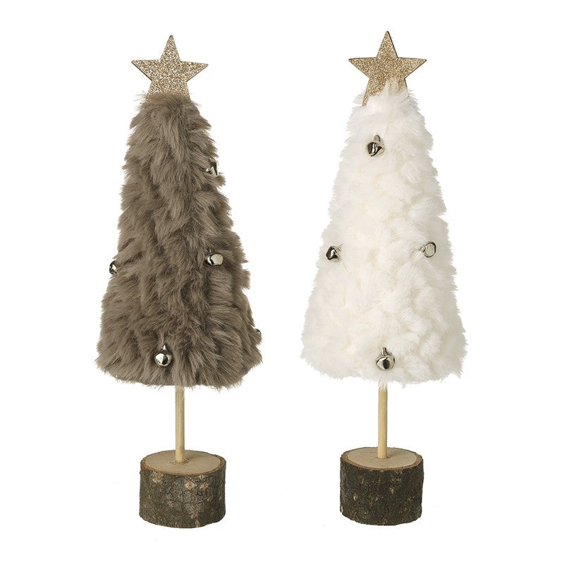 Fur trees with bells