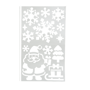 Snowman and Santa Stencils