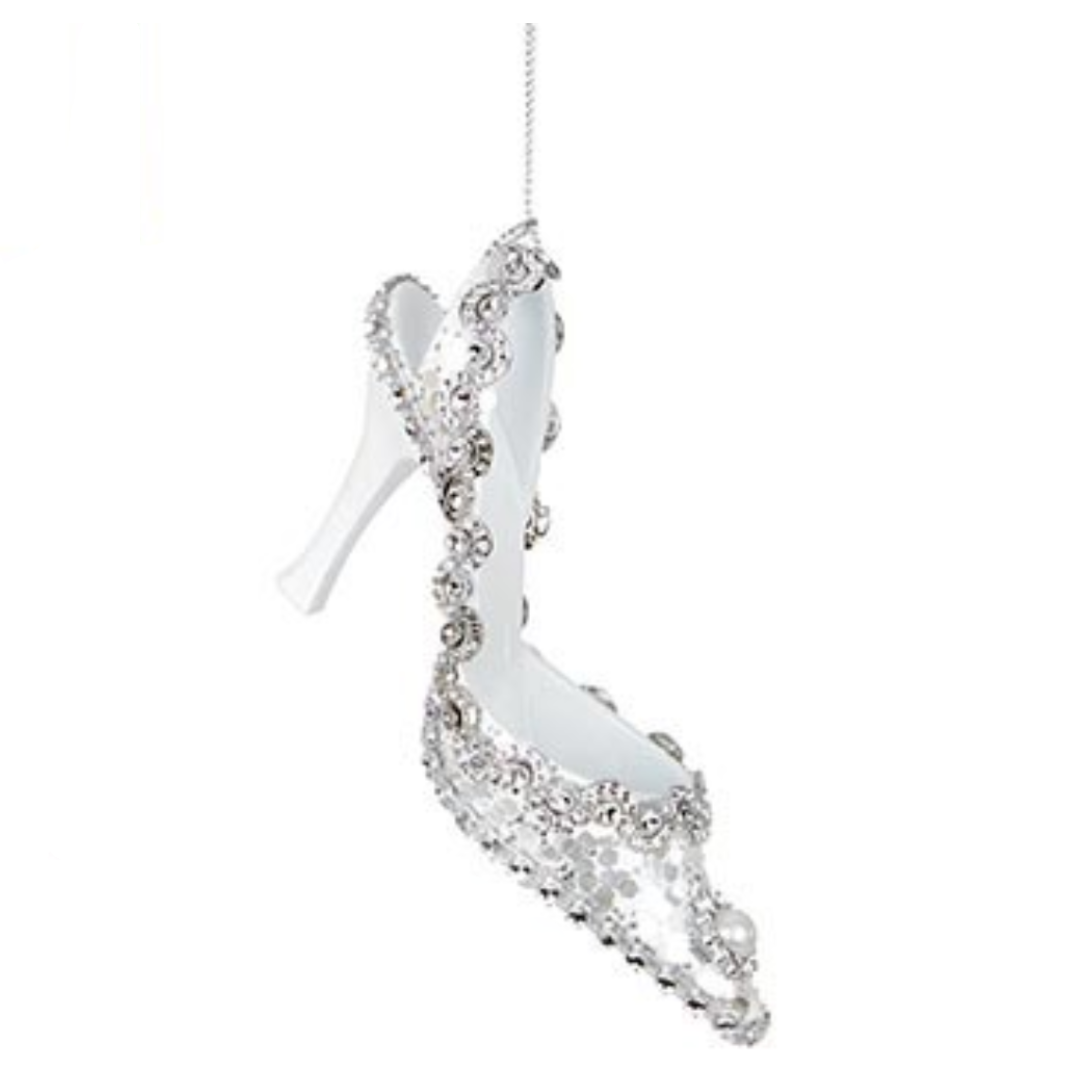 13cm Hanging Glitter Shoe