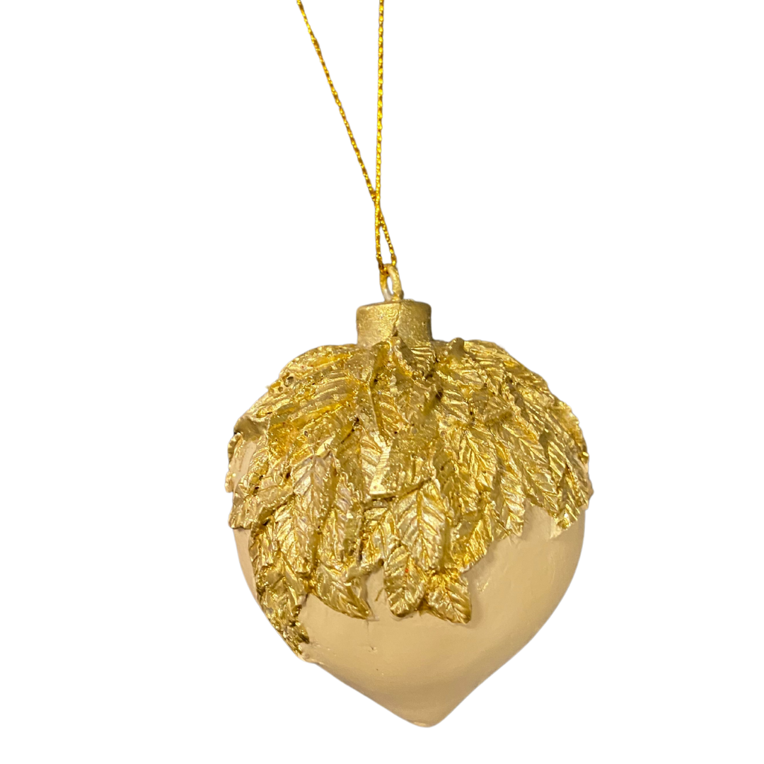 Ornate acorn hanging decoration