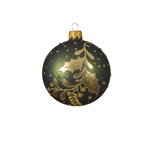 Holly and berries glass bauble pack