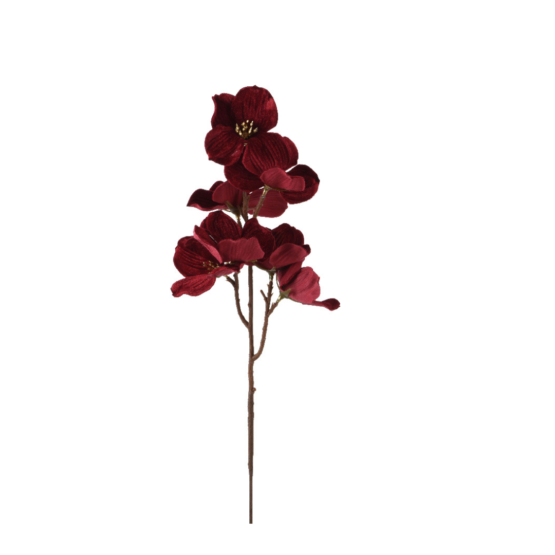 Luxurious velvet touch dogwood spray